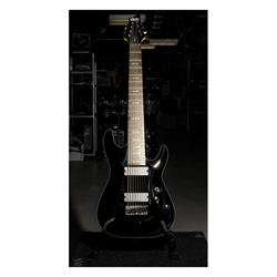 Schecter Omen Active 8 EX Satin Black