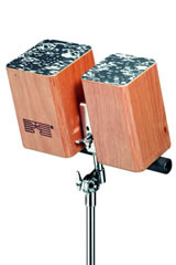 Schlagwerk Wooden Bongos für Montage auf Stativ WBM-100