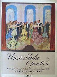 Unsterbliche Operetten für Klavier