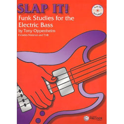 Slap it - 63 Funk Studies for the electric bass + CD 