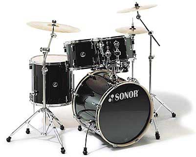 Sonor F-1007 Stage 1 Drum Set Black