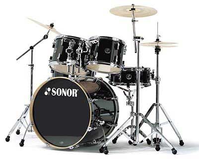 Sonor F-2007 Stage 1 Drum Set Black