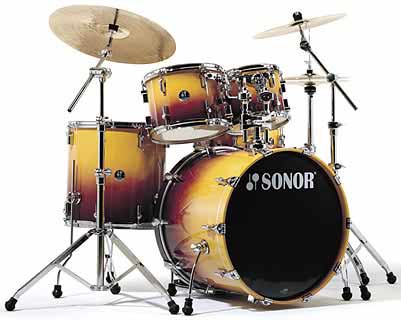 Sonor F-3007 Stage 3 Drum Set Sunburst