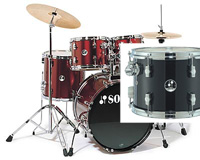 Sonor F-507 Studio 1 Drum Set Black