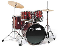 Sonor F-507 Studio 1 Drum Set Wine Red