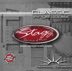 Stagg CL-NT-AL nylon Saiten Klassikgitarre