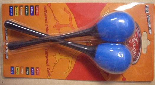 Stagg EGG-Maracas lang blau