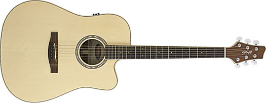 Stagg NA-30CBB E Dreadnought NT Westerngitarre