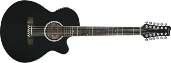 Stagg SW-206TUCE-12 BK Western-Gitarre