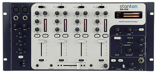 Stanton RM.406 - 4 Kanal 19-Zoll Installations-Mixer