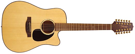 Takamine EG-345C 12-Saiter G-Series Dragon Westerngitarre