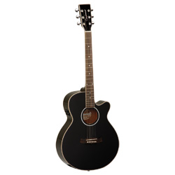 Tanglewood TSFCEBK Evolution Westerngitarre
