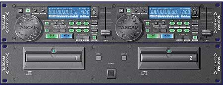 Tascam CD-X1500 Doppel CD-Player