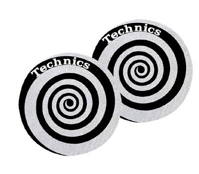 Technics Slipmat Spirale Silver