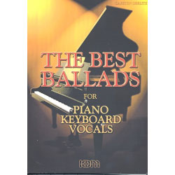 The Best Ballads for Piano, Keyboard, Vocals
