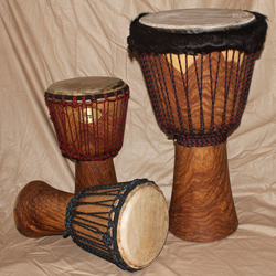 Thüne Percussion Profi Djembe 55/27 Mahagoni