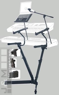 Ultimate VS-80B Keyboard, DJ Equipment & Console Stand