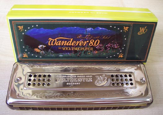 Weltmeister Mundharmonika Wanderer 80 C/G