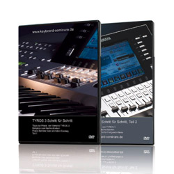 Yamaha DVD Tyros 3 Schritt für Schritt Teil 1 und 2 Premium