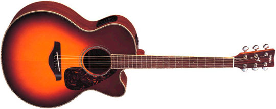 Yamaha FJX720 SC Jumbo Westerngitarre brown sunburst