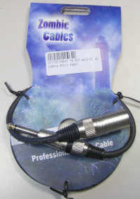 Zombie Kabel XLR male - Klinke mono 1m