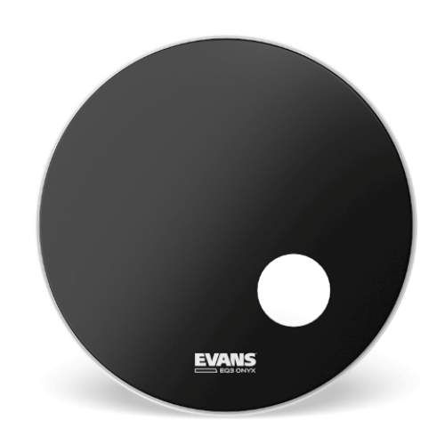 Evans BD20RONX Onyx Bassdrum Reso 20"