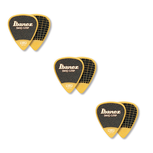 Ibanez PPA14MSG-YE Sand Grip 6er Pack gelb