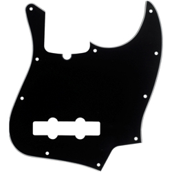 Fender Pickguard Jazz Bass 10 Hole Black