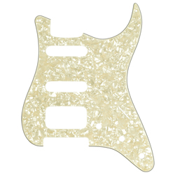 Fender Modern Style HSS Stratocaster Pickguard White Pearl