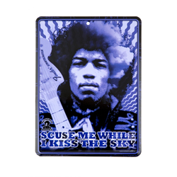 Fender Jimi Hendrix "Kiss the Sky" Blechschild