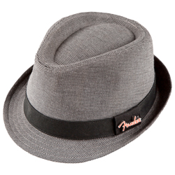 Fender Fedora Black/Gray Check with Pin S/M