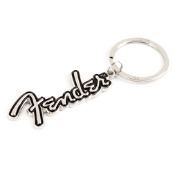 Fender Keychain Logo Silver/Black