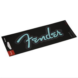 Fender Sticker Logo Turquoise Glitter