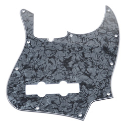 Fender Pickguard für Jazzbass Black Pearl