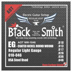 Black Smith ANW-1046 E-Gitarren Saiten beschichtet 10-46