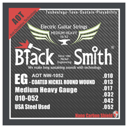 Black Smith ANW-1052 E-Gitarren Saiten beschichtet 10-52