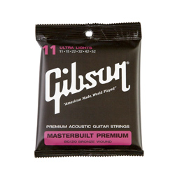 Gibson Masterbuilt Premium Akustik Gitarren Saiten 011-052