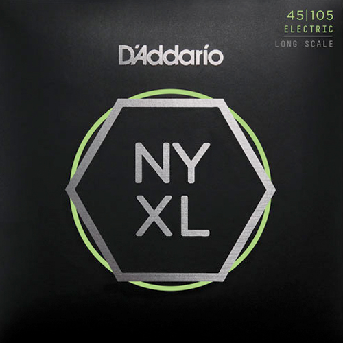 D'Addario NYXL45105 Nickelplated Steel Light Top Medium Bottom