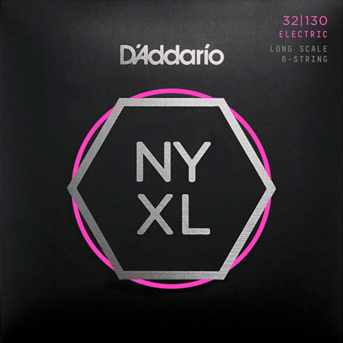 D'Addario NYXL32130 Nickelplated Steel Regular Light 6-Saiter