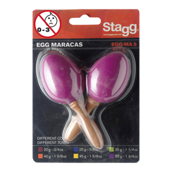 Stagg EGG-MA SMG Maracas kurz Magenta