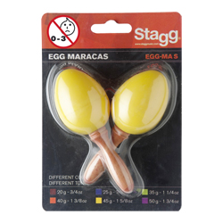 Stagg EGG-MA SYW Maracas kurz Gelb