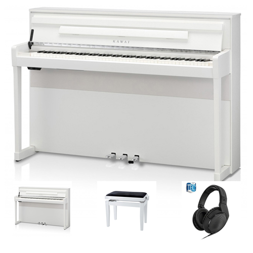 Kawai CA-99 WH Digitalpiano Set / Bundle weiss inkl. Aufbau