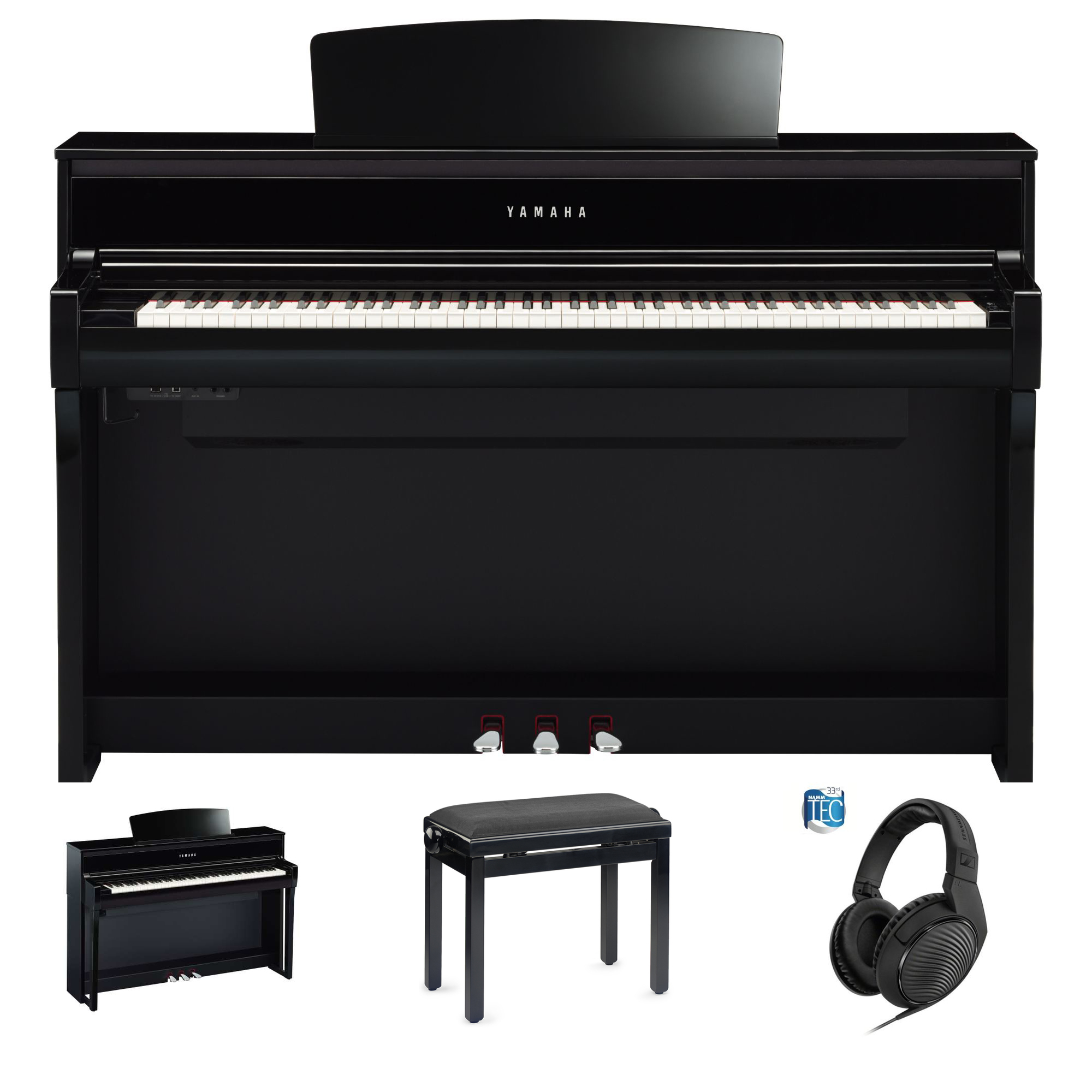 Yamaha CLP-775 PE Digitalpiano Set/Bundle