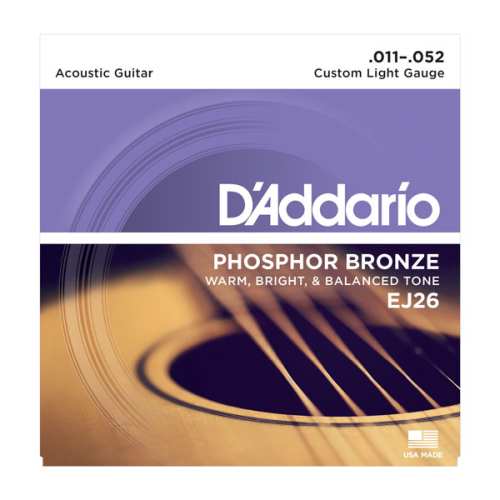 D'Addario EJ-26 Akustik Saiten 011-052 Phosphor Bronze