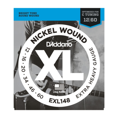 D'Addario EXL-148 Nickel Extra-Heavy E-Gitarren 012-060