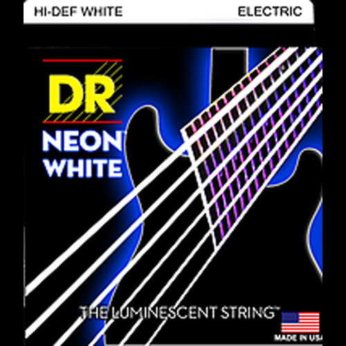 DR Neon White 10/46 E-Git Electric Guitar String