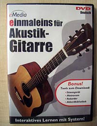 eMedia DVD einmaleins für Akustik-Gitarre