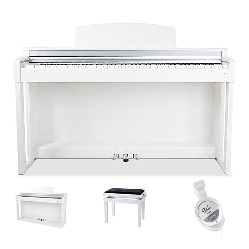 Gewa UP 355 WH E-Piano Weiß matt Bundle/Set