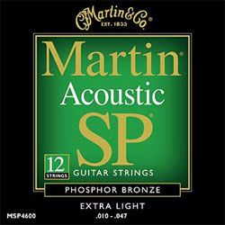 Martin MSP4600 12 String Saiten 010-047