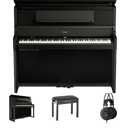 Roland LX-9 CH E-Piano Charcoal Black Bundle/Set inkl Aufbau